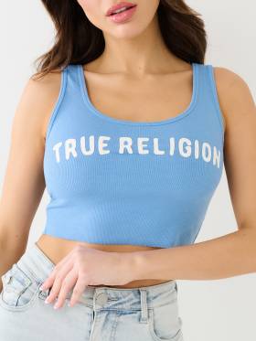 TR RAW CUT CROP TANK
