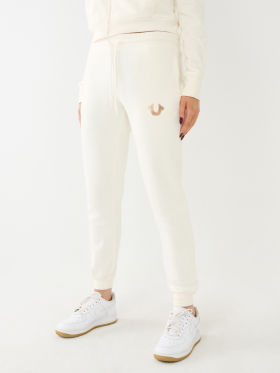 METALLIC HORSESHOE LOGO JOGGER