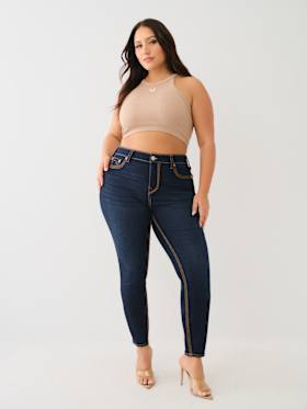 PLUS JENNIE SPADE POCKET CURVY SKINNY JEAN