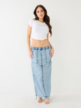 CONVERTIBLE SADIE MAXI CARGO SKIRT