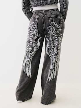  JESSIE WING SUPER BAGGY JEAN