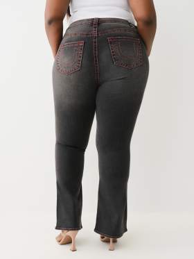 PLUS BECCA LUREX BIG T BOOTCUT JEAN