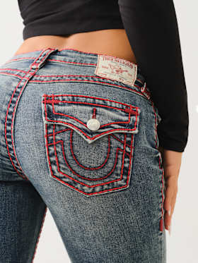 BILLIE SUPER T MID RISE STRAIGHT JEAN