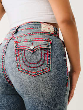 PLUS BILLIE SUPER T HIGH RISE STRAIGHT JEAN