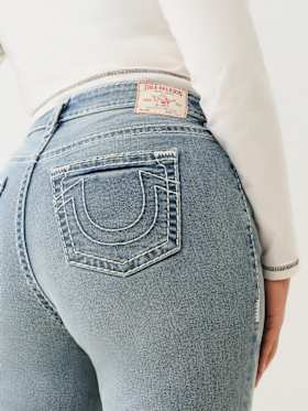 PLUS BILLIE MID RISE SUPER T STRAIGHT JEAN