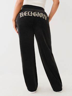 CRYSTAL STRAIGHT LEG SWEAT PANT