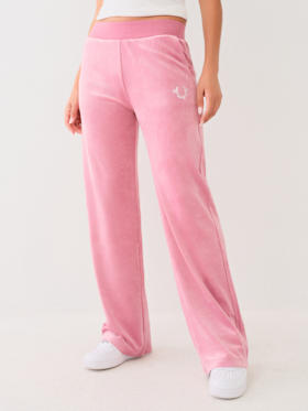 CRYSTAL STRAIGHT LEG SWEAT PANT