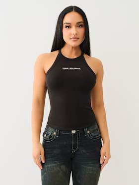 WORLD TOUR BUDDHA HALTER TANK