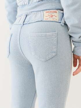 WASHED BIG T RAW EDGE TRACK PANT