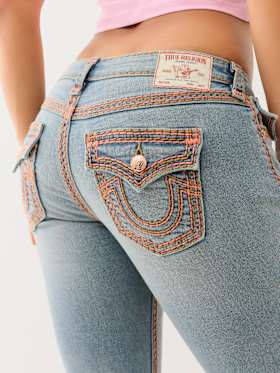 JOEY LOW RISE SUPER QT FLAP FLARE JEAN