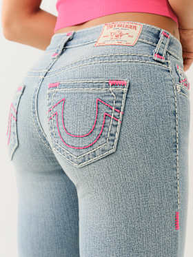 BILLIE MID RISE SUPER T STRAIGHT JEAN