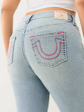 PLUS BILLIE MID RISE SUPER T STRAIGHT JEAN