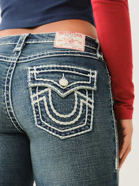 BILLIE SUPER T MID RISE STRAIGHT JEAN