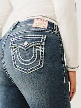 PLUS BILLIE SUPER T HIGH RISE STRAIGHT JEAN