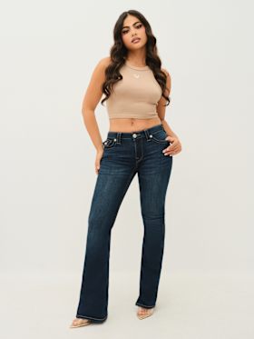 JOEY MID RISE FLAP FLARE JEAN