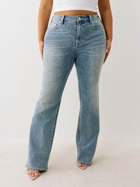 PLUS BILLIE MID RISE STRAIGHT JEAN