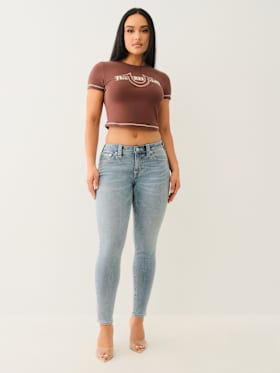 HALLE MID RISE SUPER SKINNY JEAN