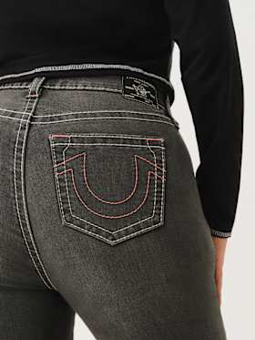 PLUS BECCA MID RISE BIG T BOOTCUT JEAN