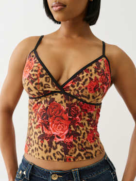 LEOPARD CAMI TOP