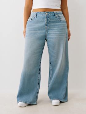PLUS BOBBI BIG T MID RISE BAGGY JEAN