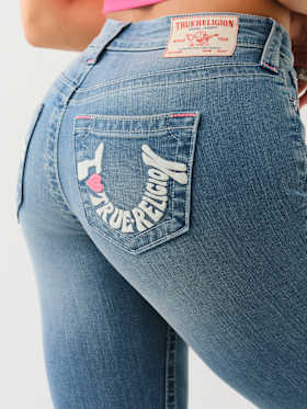 JENNIE ‘I LOVE TRUE RELIGION’ CURVY SKINNY JEAN