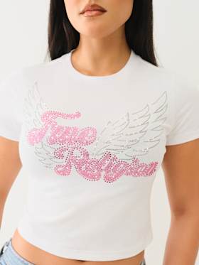 CRYSTAL WING BABY TEE