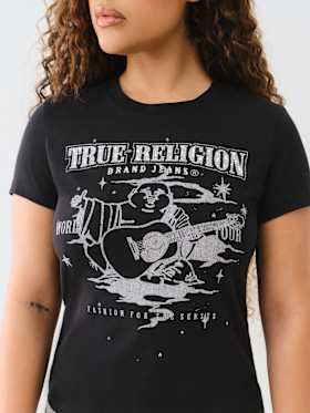 CRYSTAL LOGO BUDDHA TEE