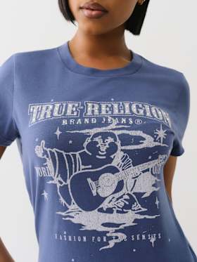 CRYSTAL LOGO BUDDHA TEE