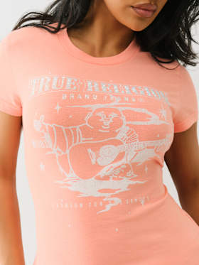 CRYSTAL LOGO BUDDHA TEE