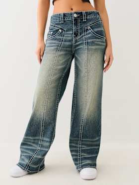 BOBBI MID RISE BIG T BAGGY JEAN