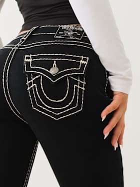 JOEY SUPER T LOW RISE FLARE JEAN