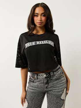 MESH BOXY JERSEY TEE