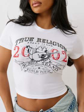 CRYSTAL OG WORLD TOUR BUDDHA BABY TEE