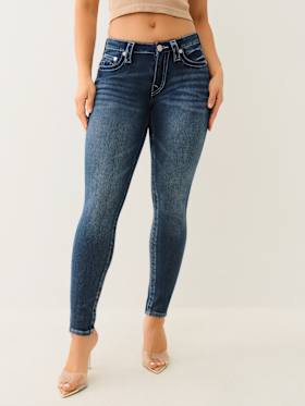 JENNIE INDGIO TERRY MID RISE CURVY SKINNY JEAN