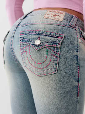 BILLIE MID RISE  BIG T STRAIGHT JEAN