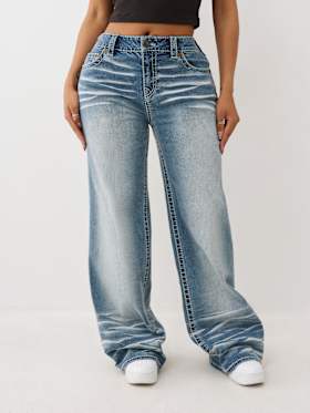 BOBBI MID RISE BIG T BAGGY JEAN