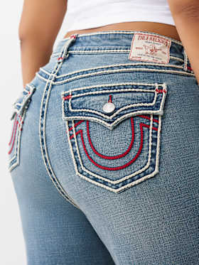 PLUS BILLIE ROPE STITCH STRAIGHT JEAN