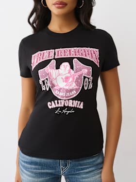 CRYSTAL BUDDHA CREW TEE