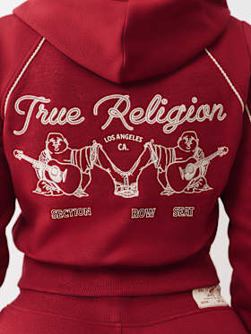 ROPE STITCH SHRUNKEN HOODIE