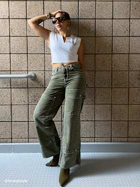BOBBI BIG T BAGGY CARPENTER PANT 
