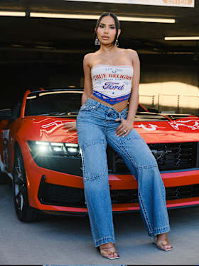 TRUE RELIGION X FORD SCARF TOP