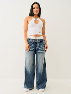 JESSIE BOXER BIG T BAGGY JEAN
