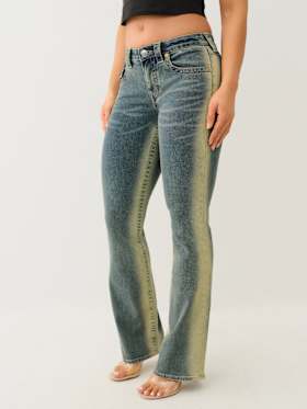 BECCA MID RISE FADED BOOTCUT JEAN