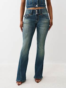 JOEY Y2K MID RISE FLARE JEAN