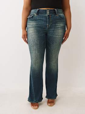PLUS JOEY Y2K MID RISE  FLARE JEAN