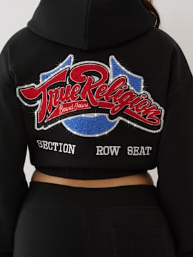 CRYSTAL PATCH ZIP HOODIE