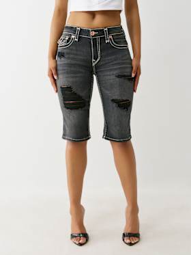 RILEY DISTRESSED SUPER T BERMUDA SHORT