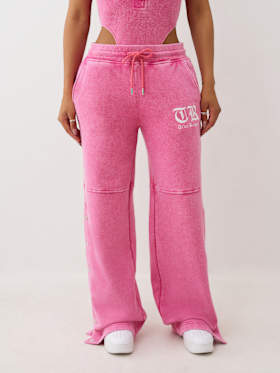 ACID WASHED SNAPAWAY SWEATPANT