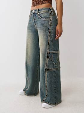 JESSIE TWISTED SEAM SUPER T SUPER BAGGY JEAN