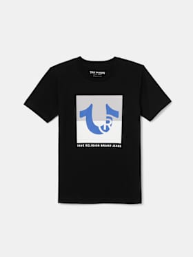 BOYS TWO TONE BRANDED LOGO TEE